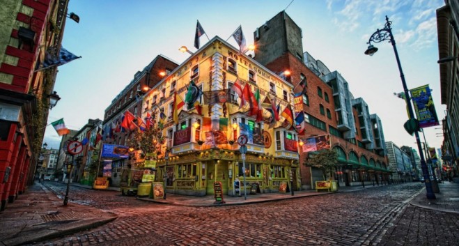 Dublin, čtvrť Temple Bar - 