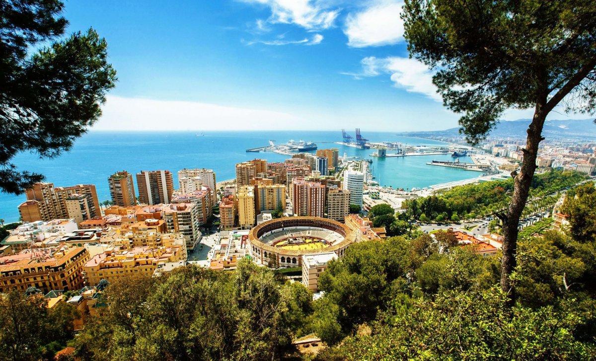 výhled - město Málaga