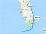Florida - mapa, fly and drive