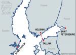 Mapa Helsinki - Tallin