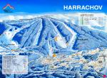 Park hotel, Harrachov, Mapa skiarelu Harrachov