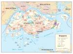 Singapur mapa - 