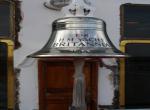 Britannia - palubn zvon na krlovsk jacht v Edinburghu