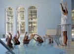 Lázně bojnice - cvičení v bazénu