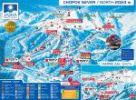 Hotel verma - mapa ski centra Jasn