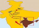 mapa - Indie - Zlat trojhelnk, poklady mahard