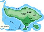 Bali, mapka