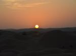 Omán, západ slunce