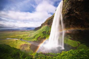 Island, vodopd Seljalandsfoss